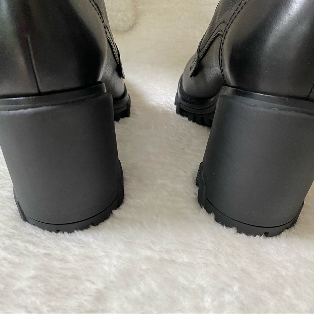 rag & bone Shiloh high zip black boot SIZE 10 - Picture 5 of 9